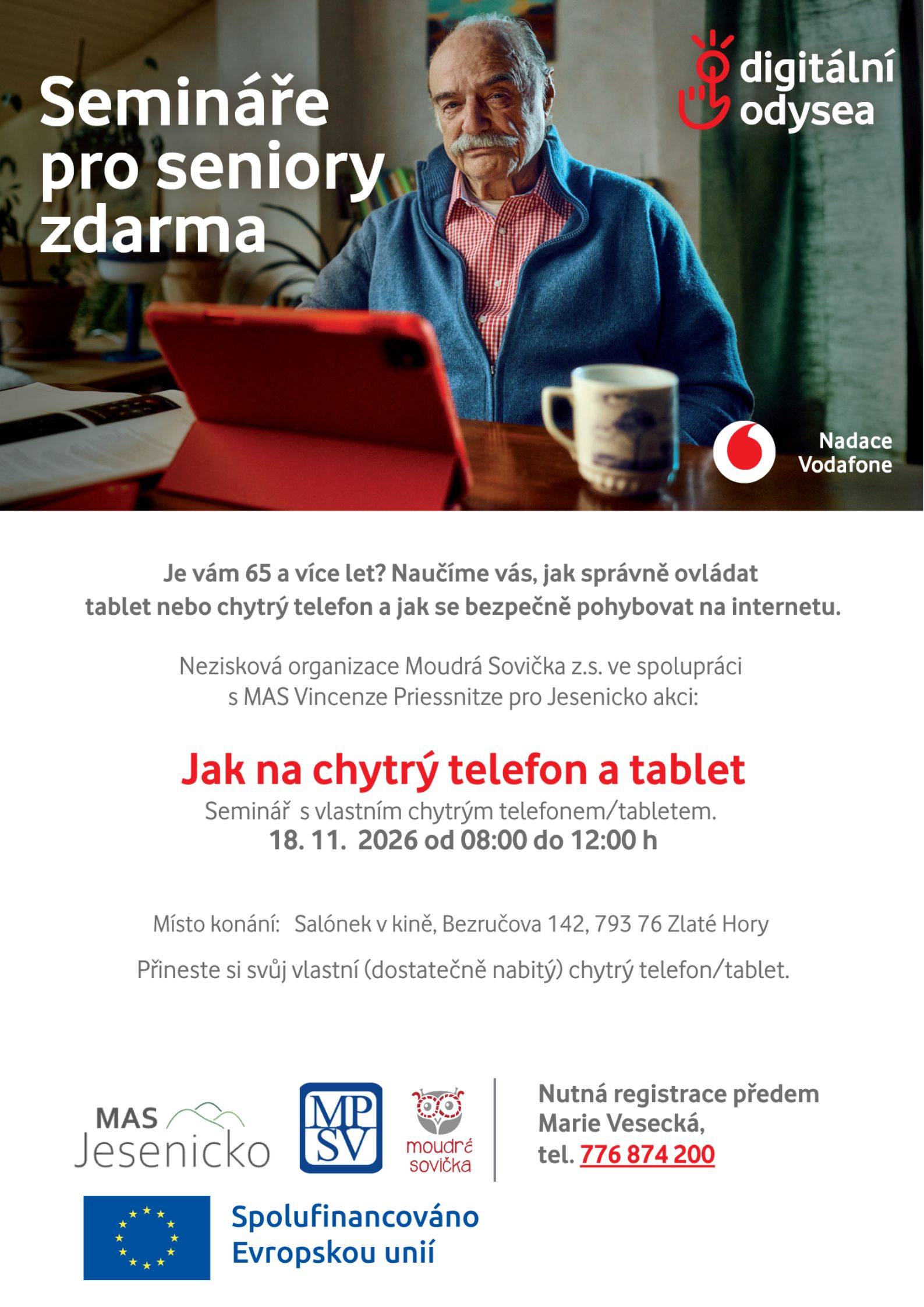 18.11.2026 Jak na chytrý telefon a tablet Zlaté Hory