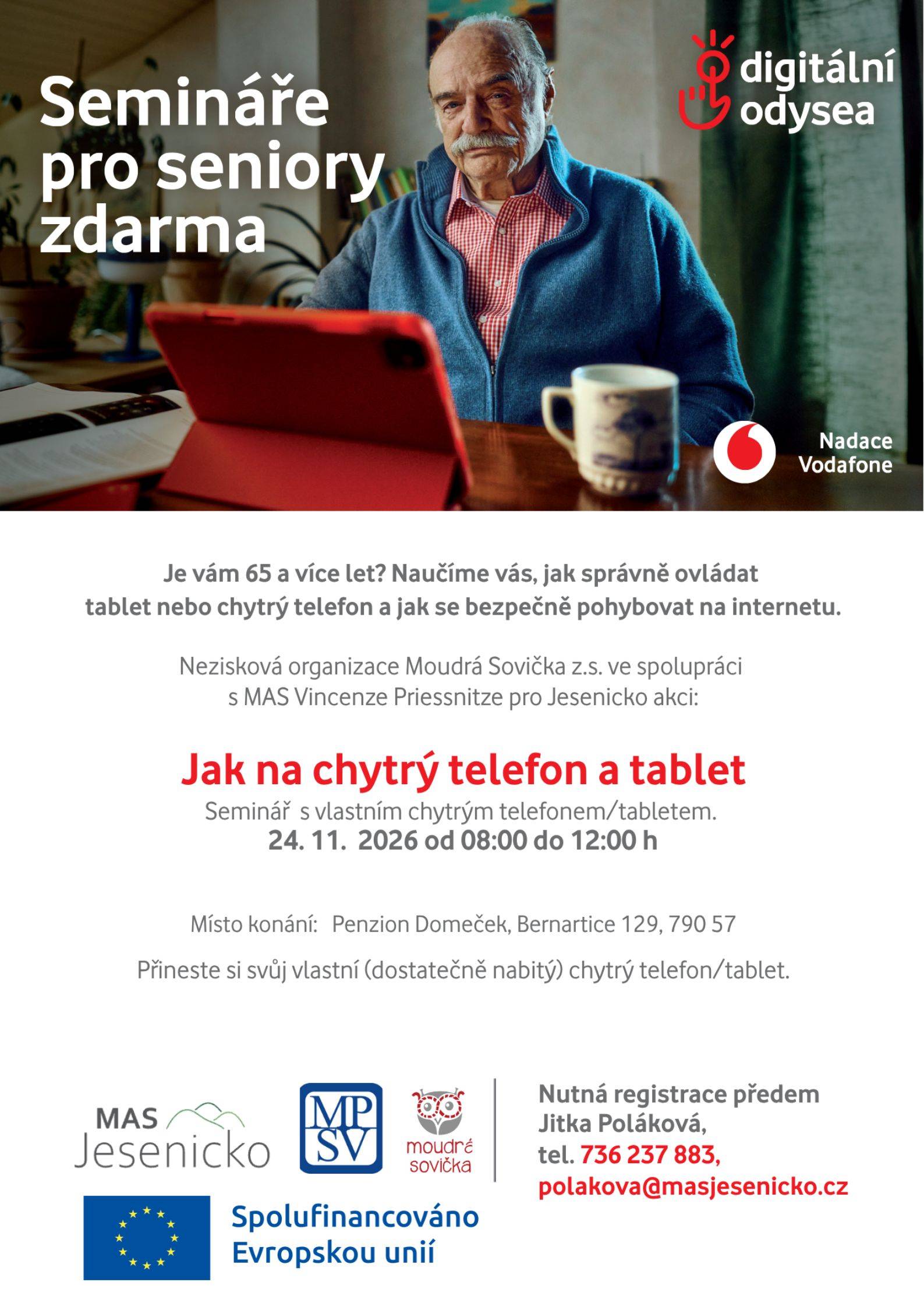24.11.2026 Jak na chytrý telefon a tablet Bernartice