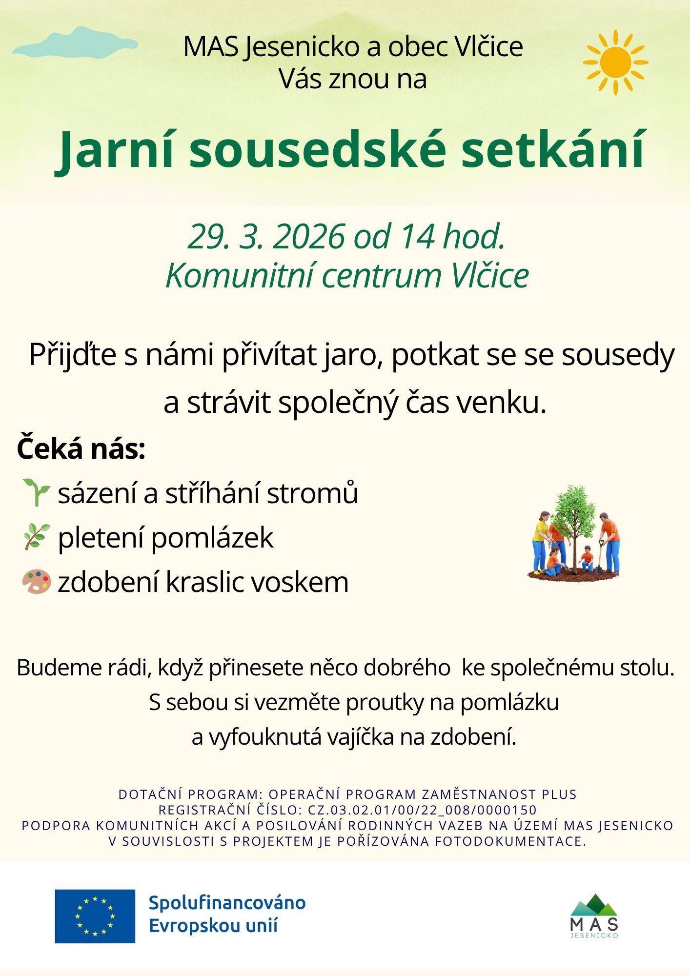 29.3.2026 JARNÍ SOUSEDSKÉ SETKÁNÍ