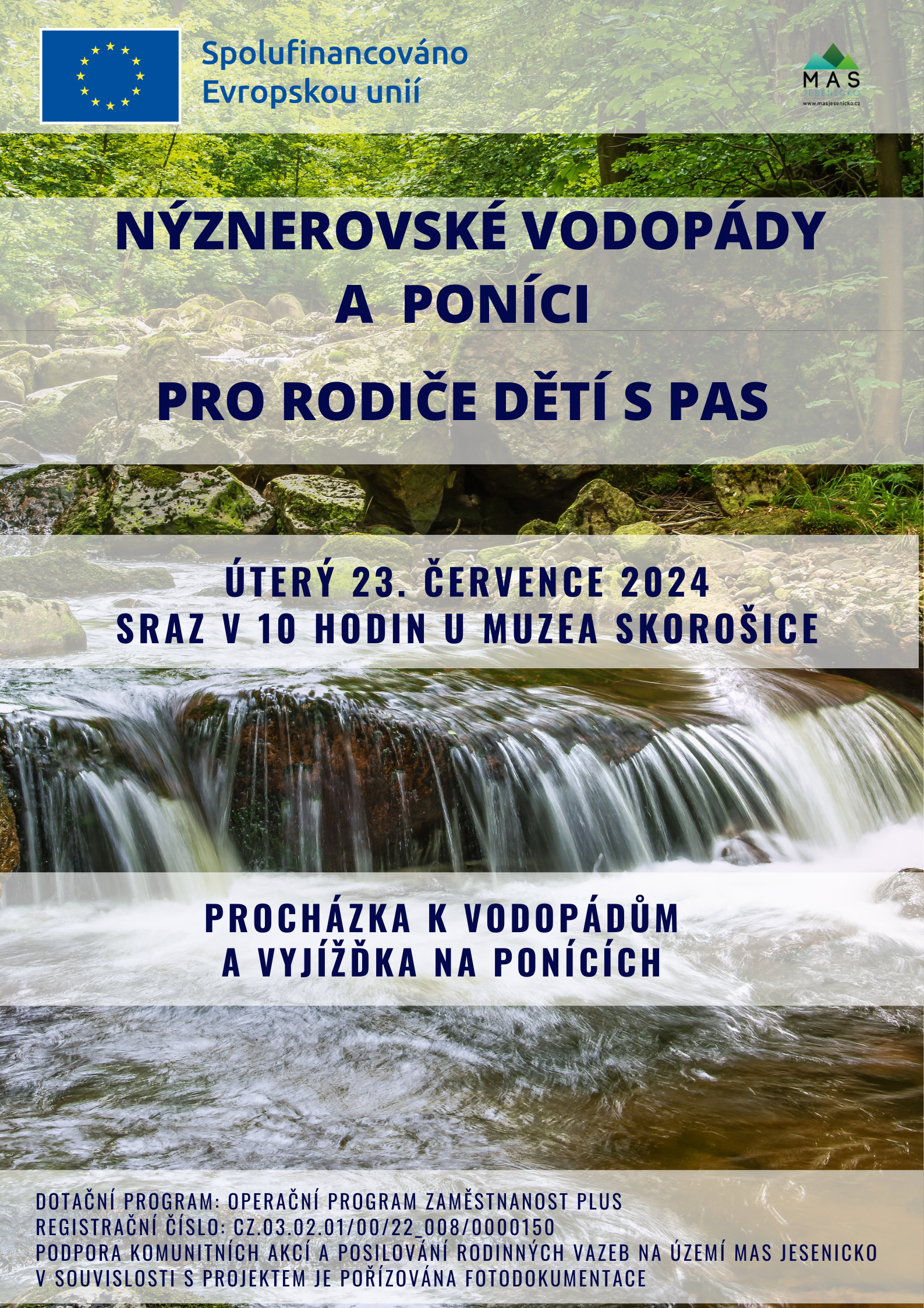 Výlet - Nýznerovské vodopády a poníci