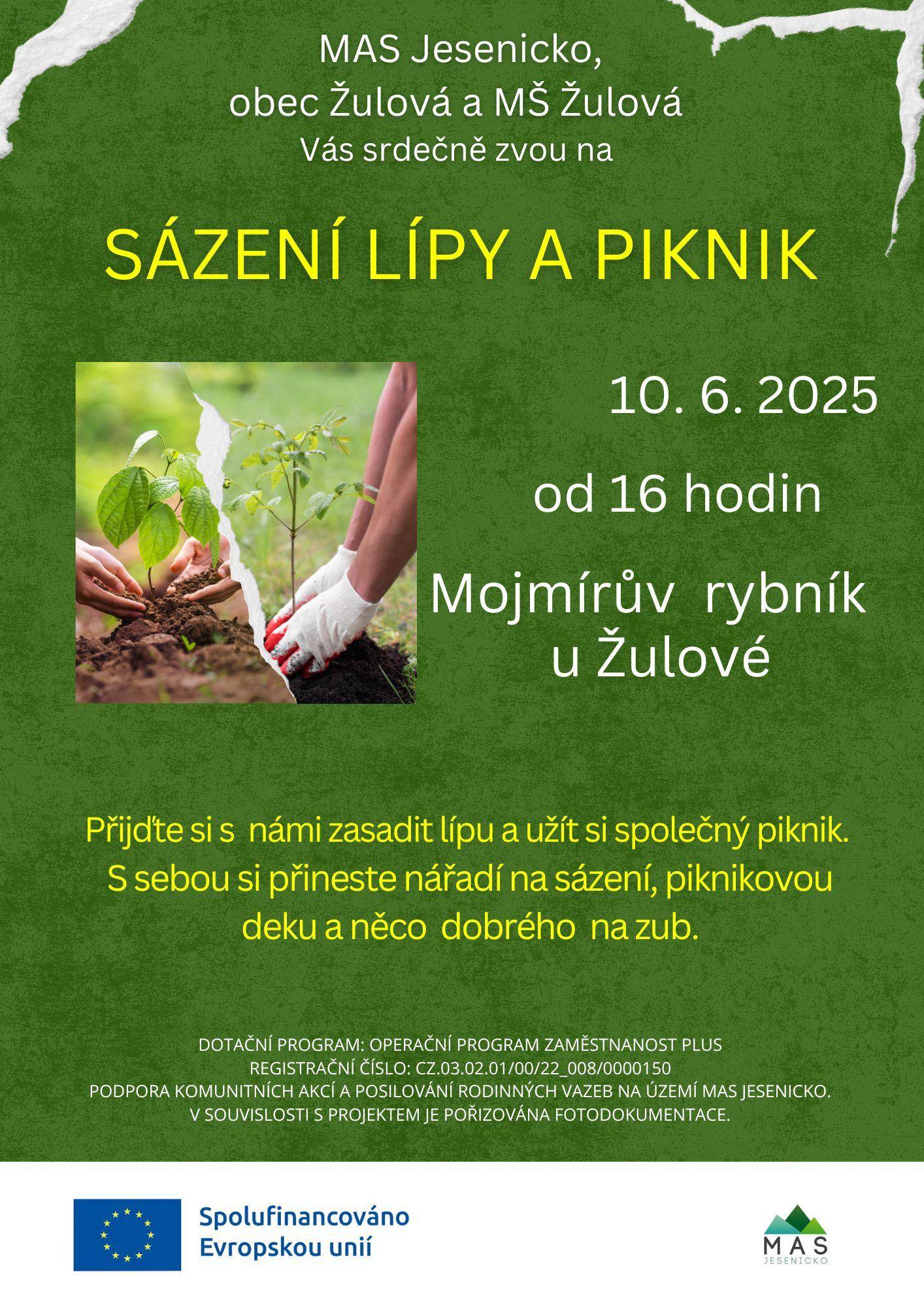 SÁZENÍ LÍPY A PIKNIK