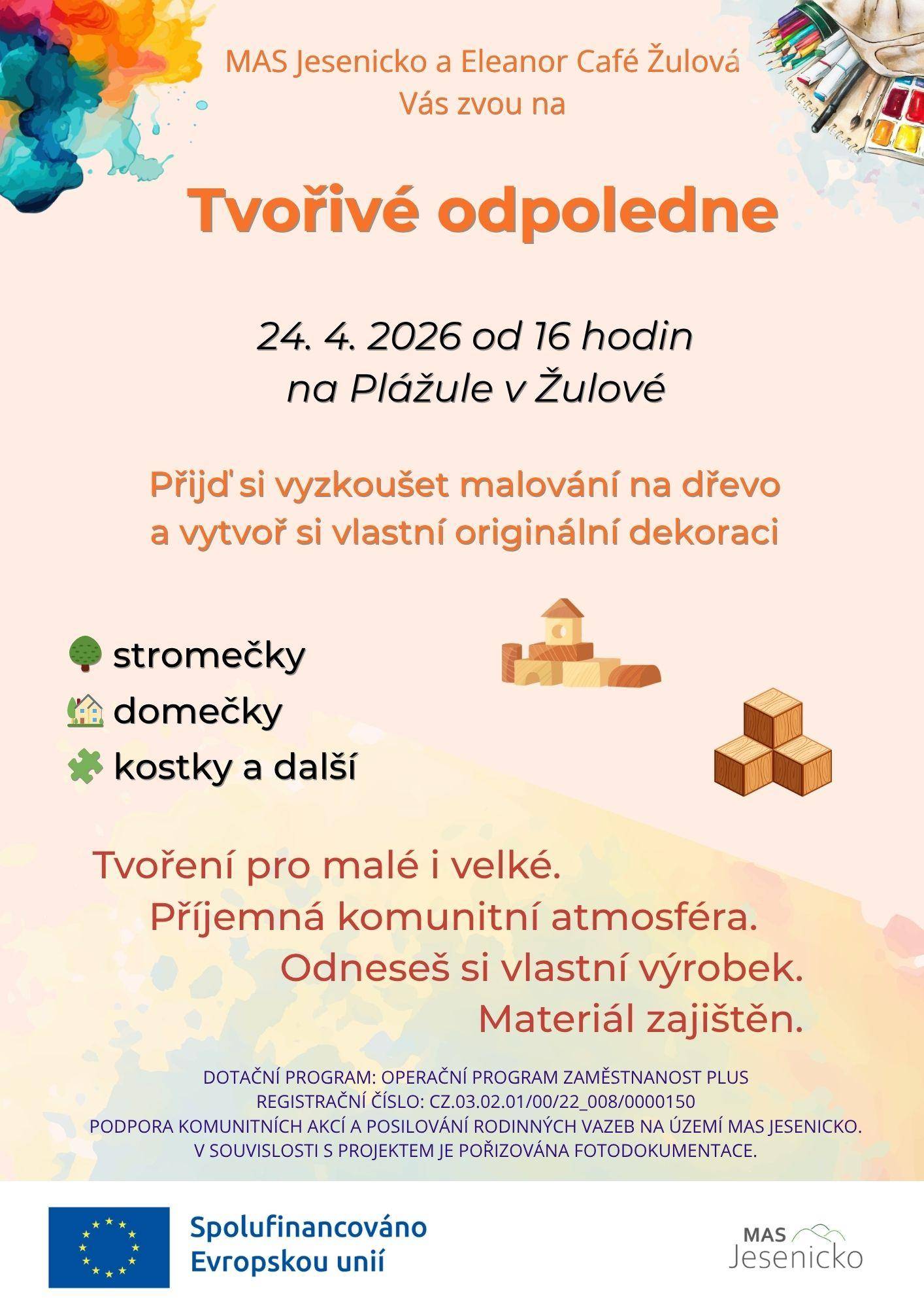 24.4.2026 TVOŘIVÉ ODPOLEDNE