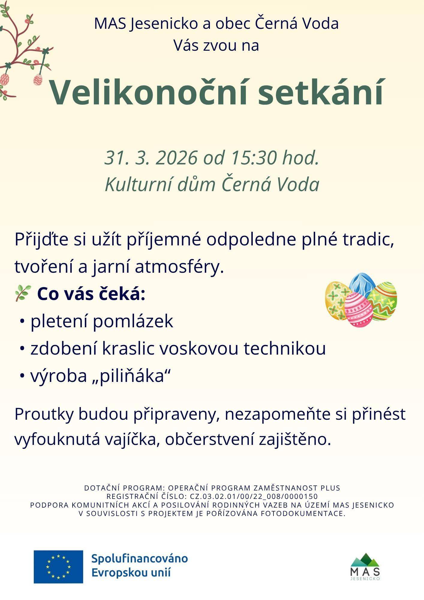 31.3.2026 VELIKONOČNÍ SETKÁNÍ