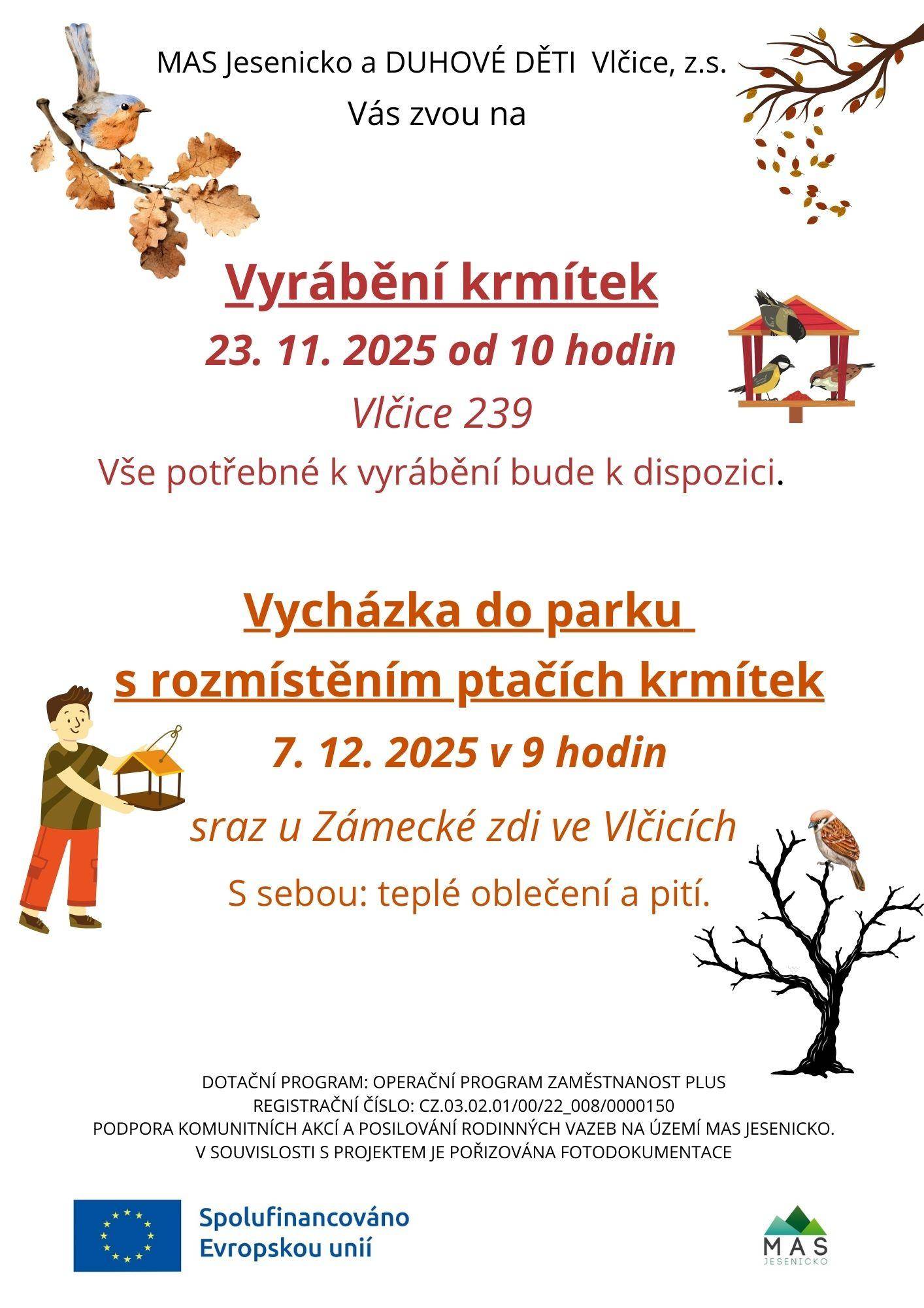 23.11.2025 VYRÁBĚNÍ KRMÍTEK