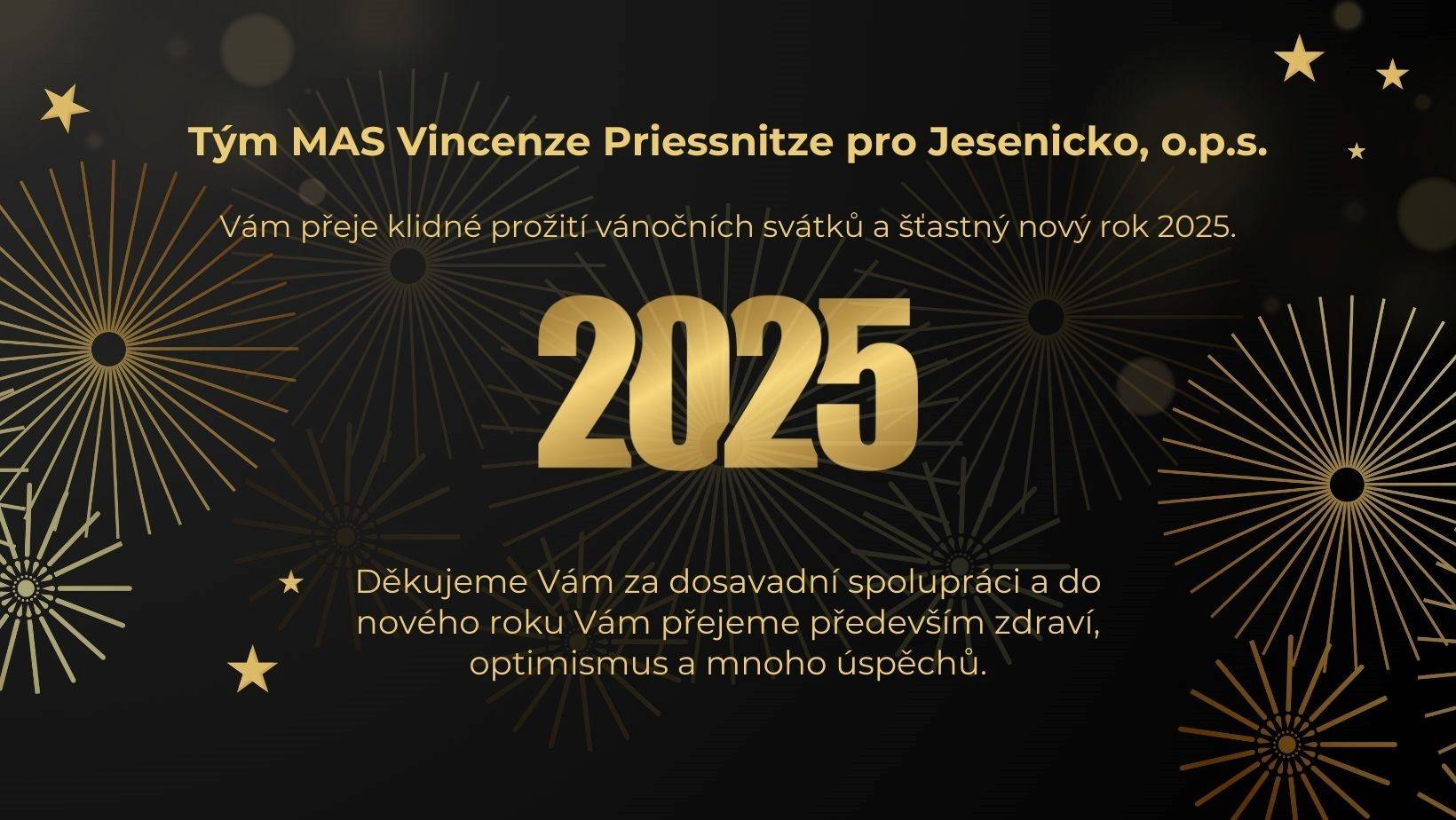 Kancelář MAS uzavřena od 23.12 - do 1.1.2025