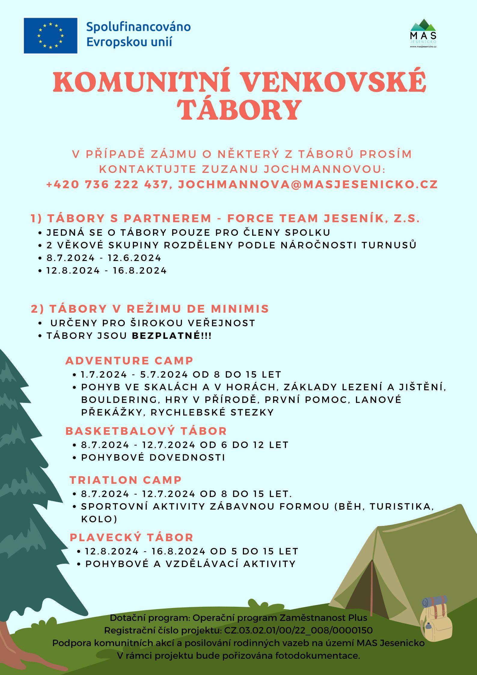 AKTUÁLNÍ NABÍDKA TÁBORŮ 2024