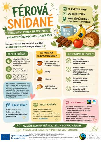 9.5.2026 Férová snídaně v Jeseníku