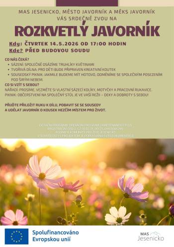 14.5.2026 Rozkvetlý Javorník