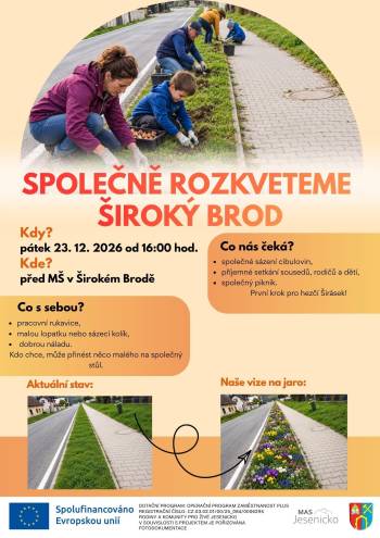 23.10.2026 Společně rozkveteme Široký Brod
