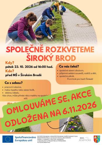 6.11.2026 Společně rozkveteme Široký Brod
