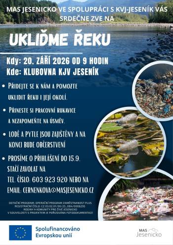 20.9.2026 Ukliďme řeku