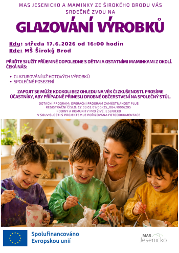 17.6.2026 Glazování keramiky v Širokém Brodě