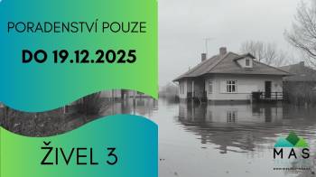 Žádosti o dotaci ŽIVEL 3 – PORADENSTVÍ ZE STRANY MAS POUZE DO 19. 12. 2025!