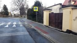 Chodník ulice Nádražní v Javorníku